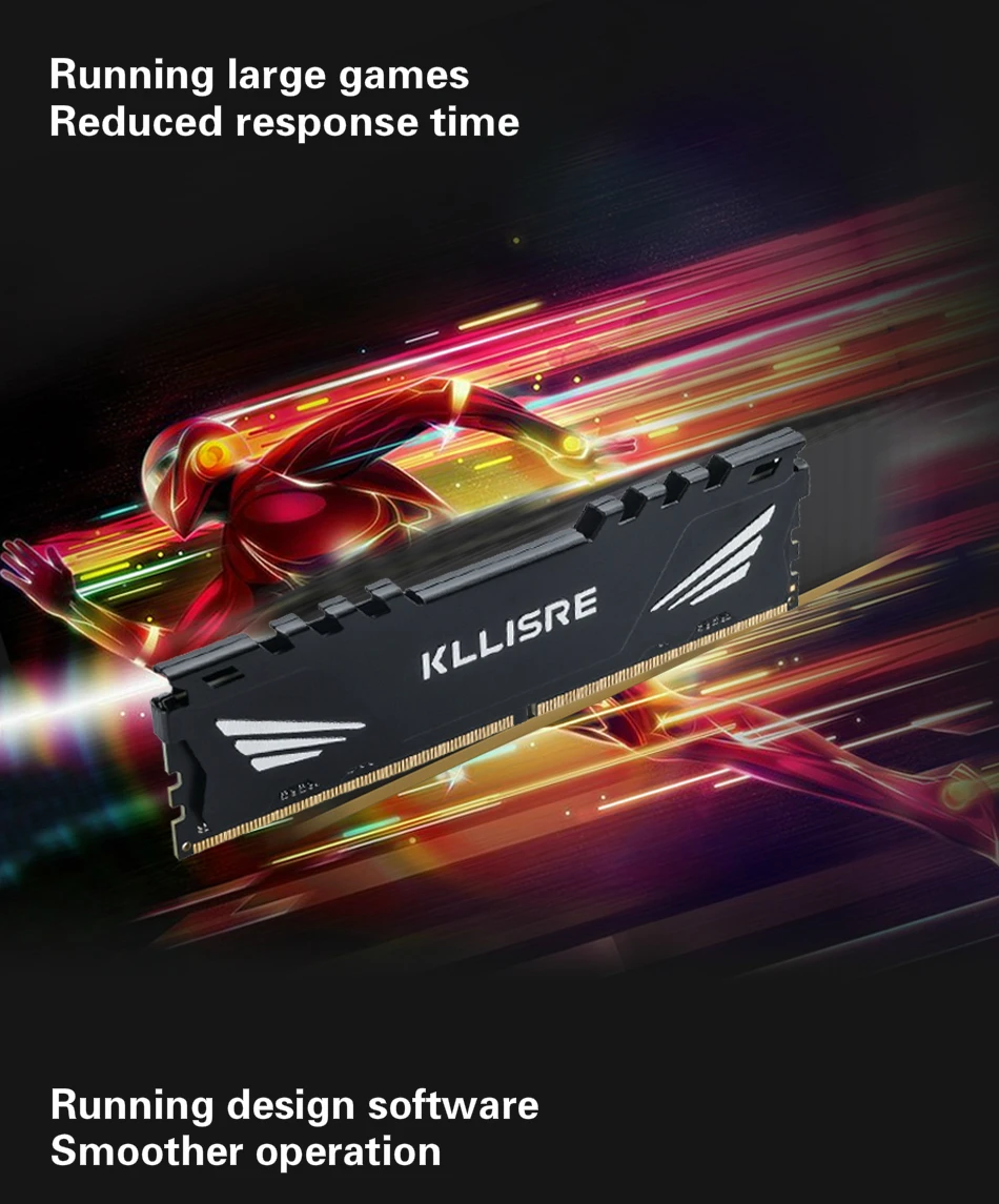 Eficaz Memoria RAM DDR4 de Alta Velocidad, 8GB 16GB