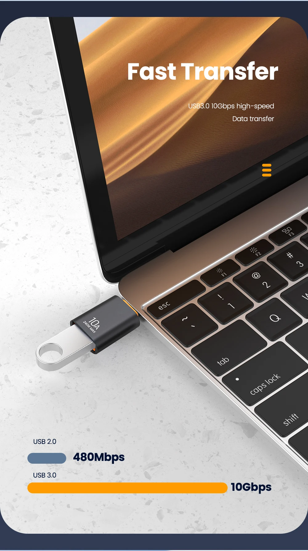 Nuevo Adaptador USB 3.0: Conexión Rápida