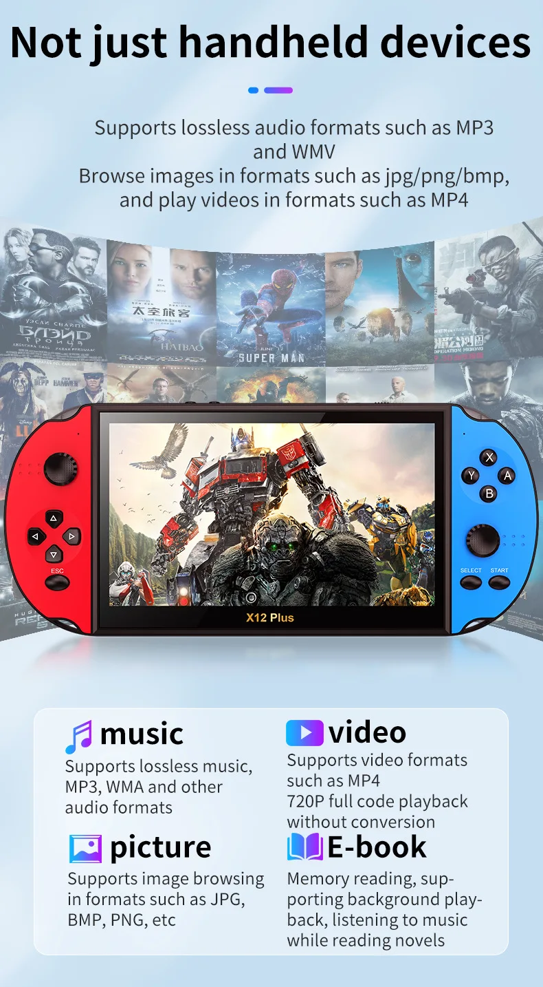Consola de Juegos Portátil de Alta Calidad Sin Límites