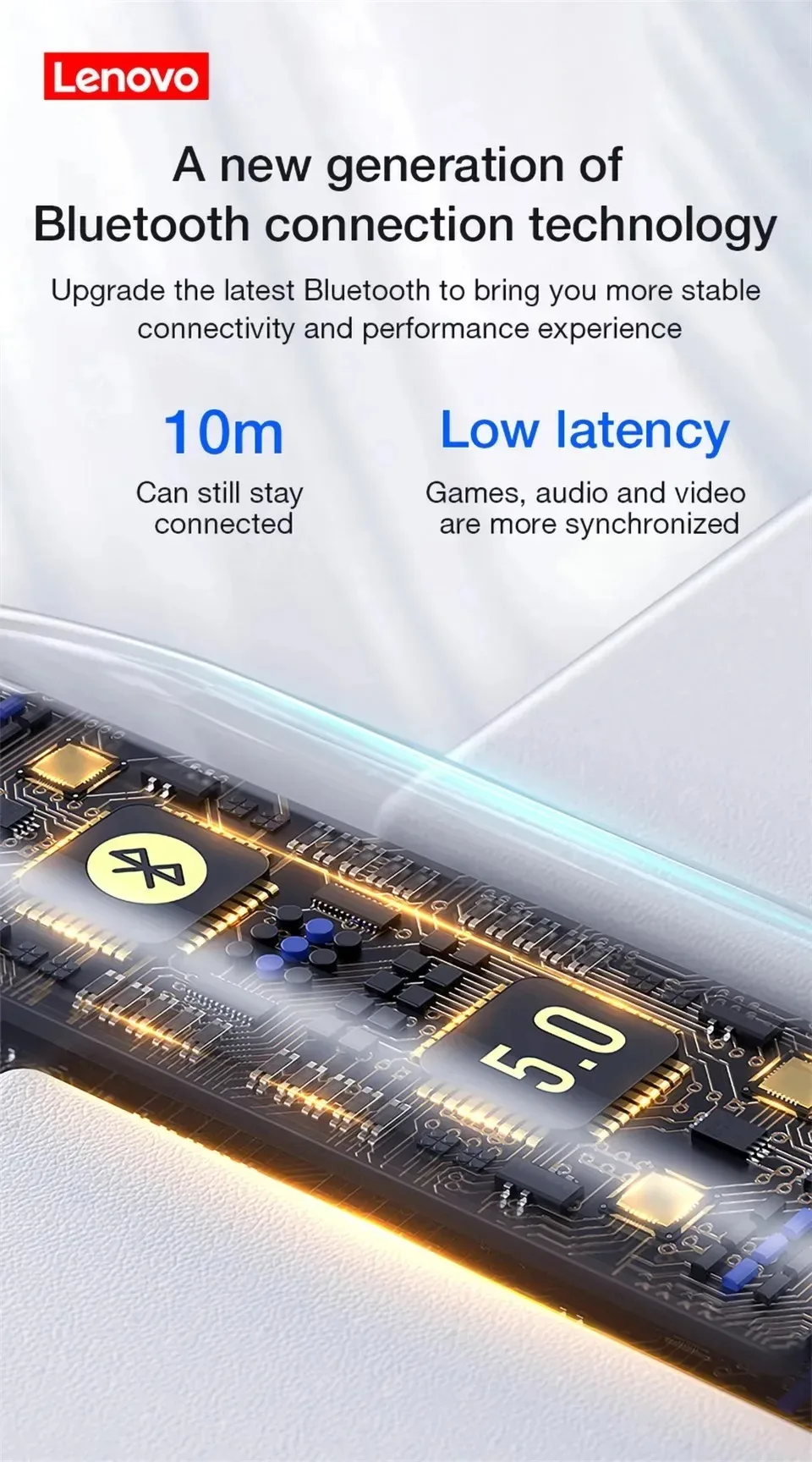 Irresistible Lenovo auriculares inalámbricos