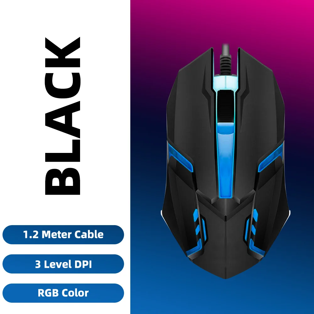 Nuevo Mouse Gamer Óptico Con Cable De Alta Velocidad