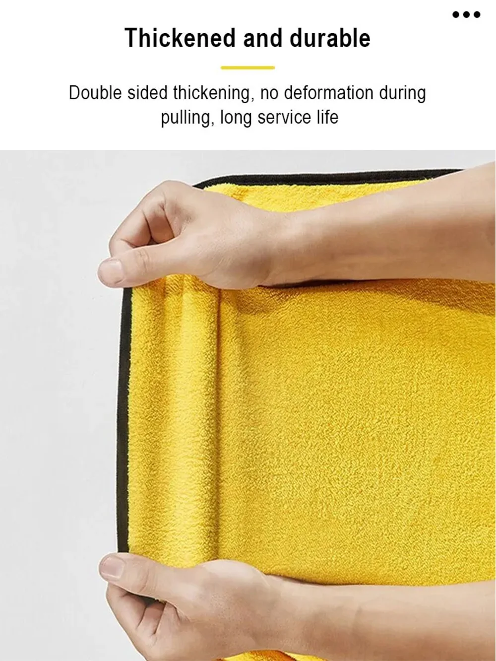 Toalla De Microfibra Ultra Absorbente Para Cuidado De Coche