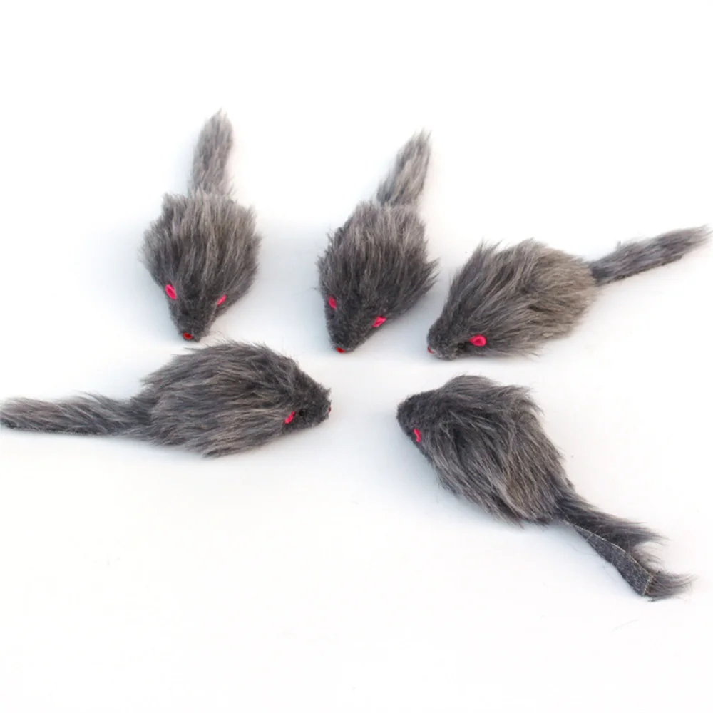 Fabuloso Ratón de Felpa Suave Falso para Gatos