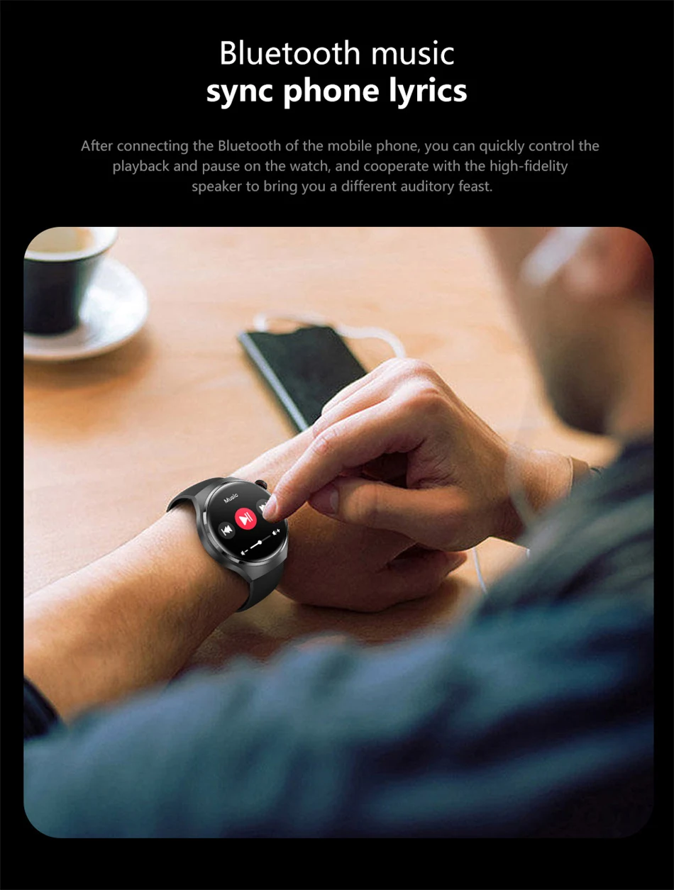 Reloj Inteligente Resistente al Agua con Monitor Cardíaca