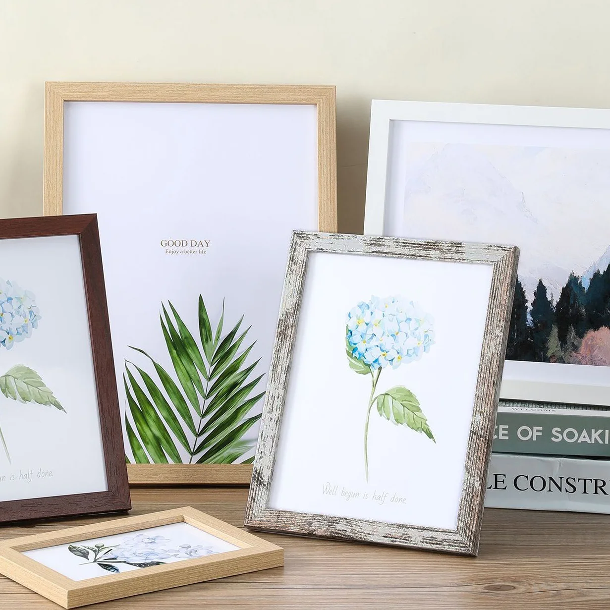 Porta Retratos De Madera Para Pared Auténtico Y Valioso