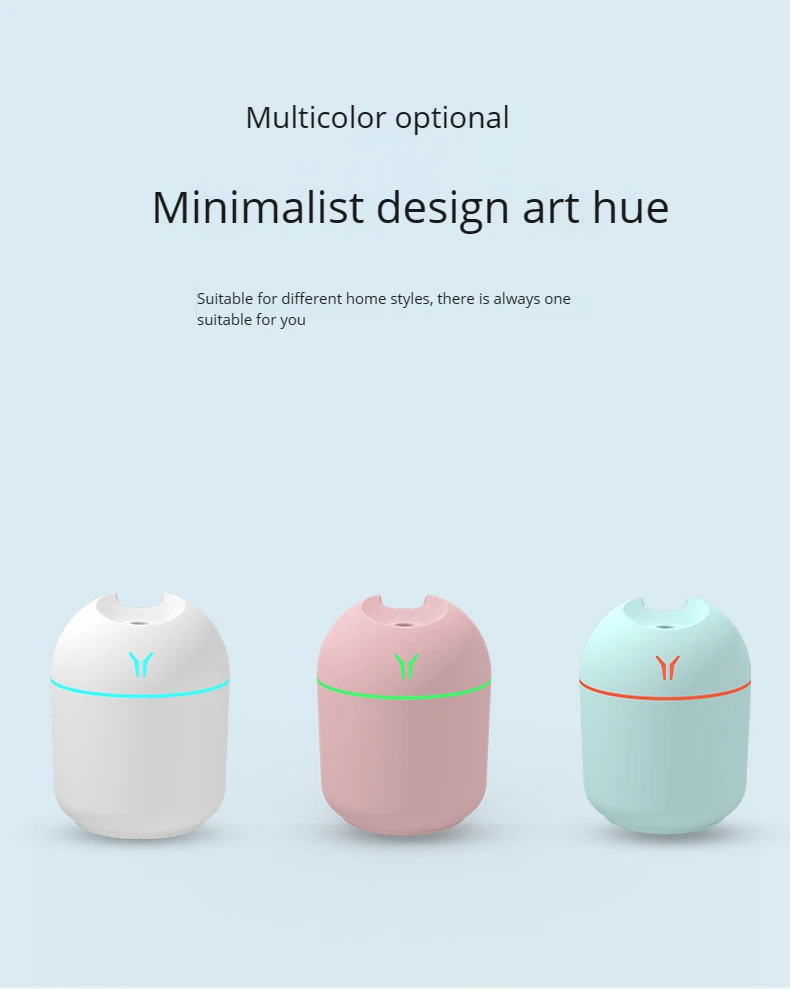 Transformador Mini Humidificador de Aire Portátil para Hogar