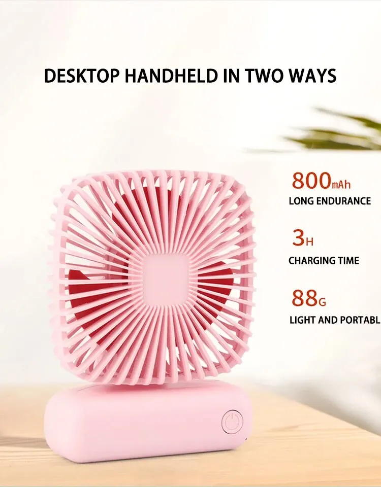 Esencial Pequeño Ventilador de Mesa para el Hogar y Oficina