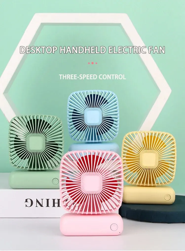 Esencial Pequeño Ventilador de Mesa para el Hogar y Oficina