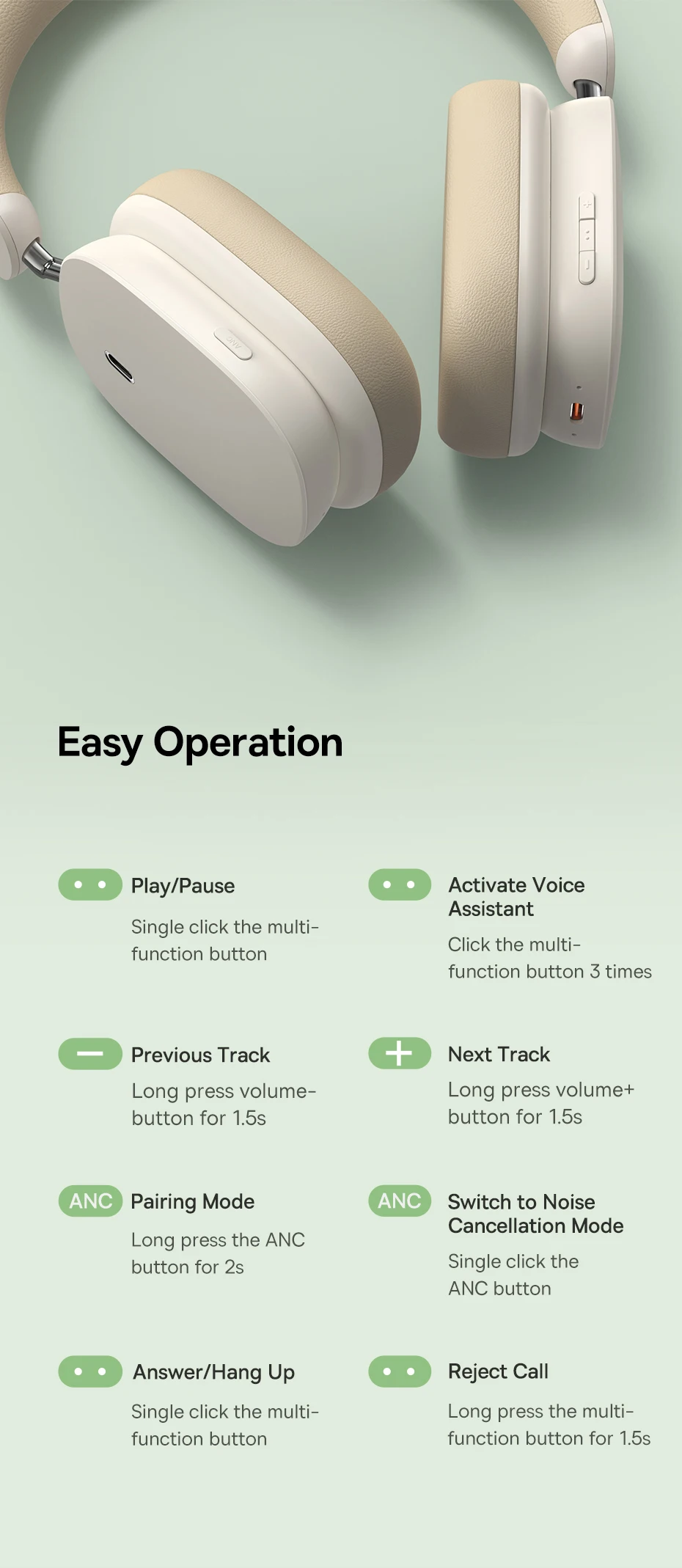 Audífono Inalámbrico De Bluetooth De Alta Calidad