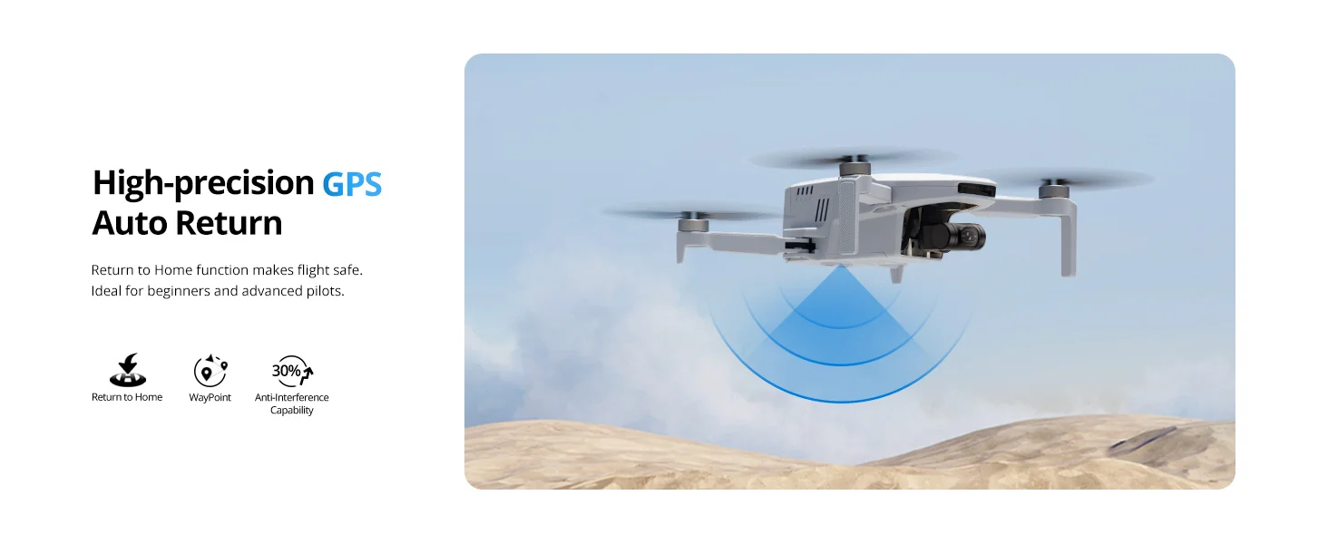 Mini Dron Portátil, Ligero y Resistente al Viento