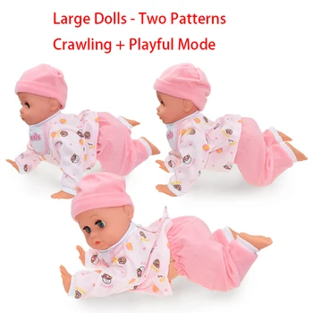 Muñeca bebe eléctrica para niños de 9/11 pulgadas