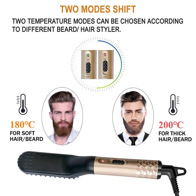 Peine Eléctrico Majestuoso: Cuidado Capilar Masculino