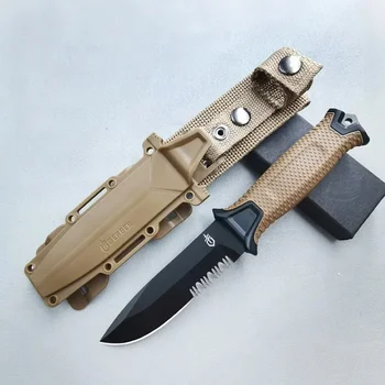 Nuevo cuchillo de supervivencia de acero inoxidable
