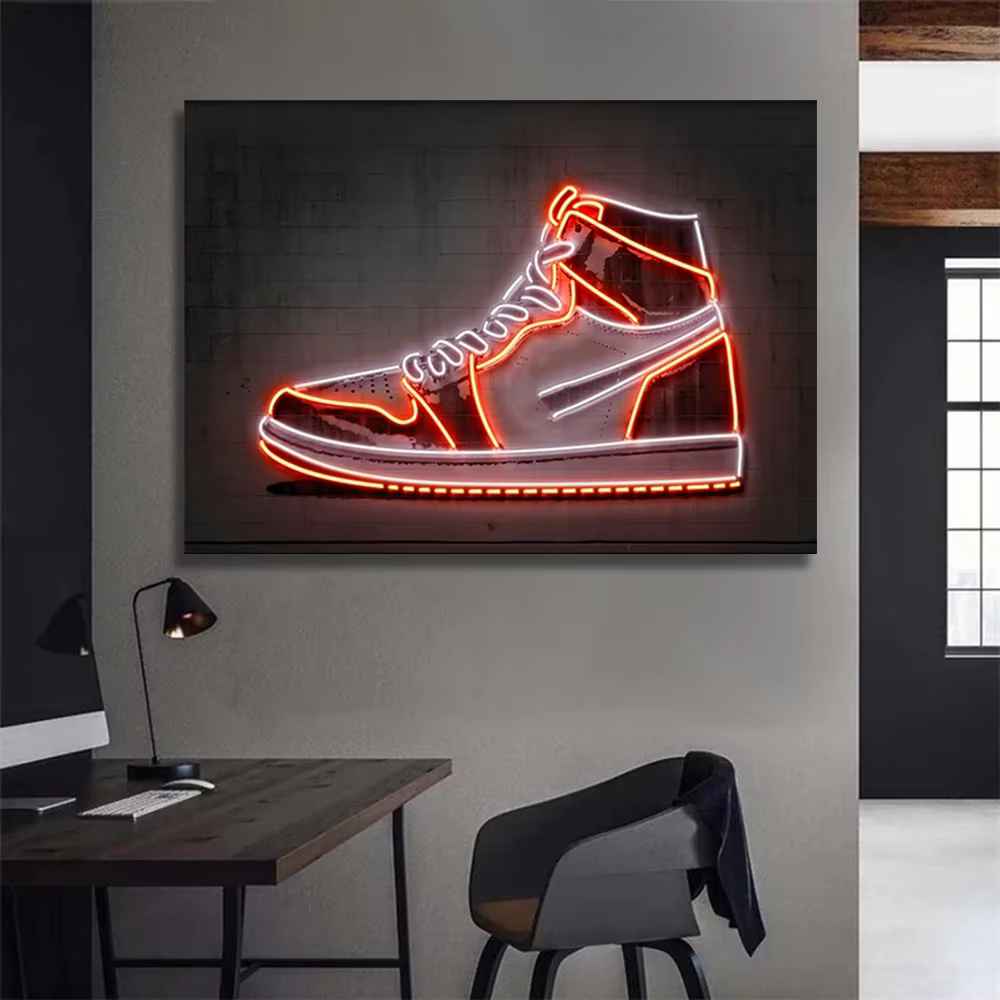Zapatillas De Deporte De Graffiti De Moda Póster