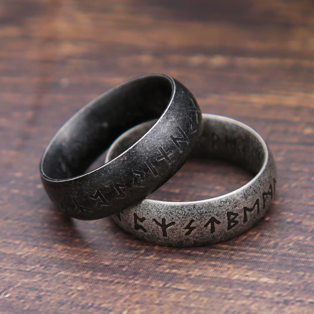 Nuevo Anillo retro vikingas para caballeros y damas