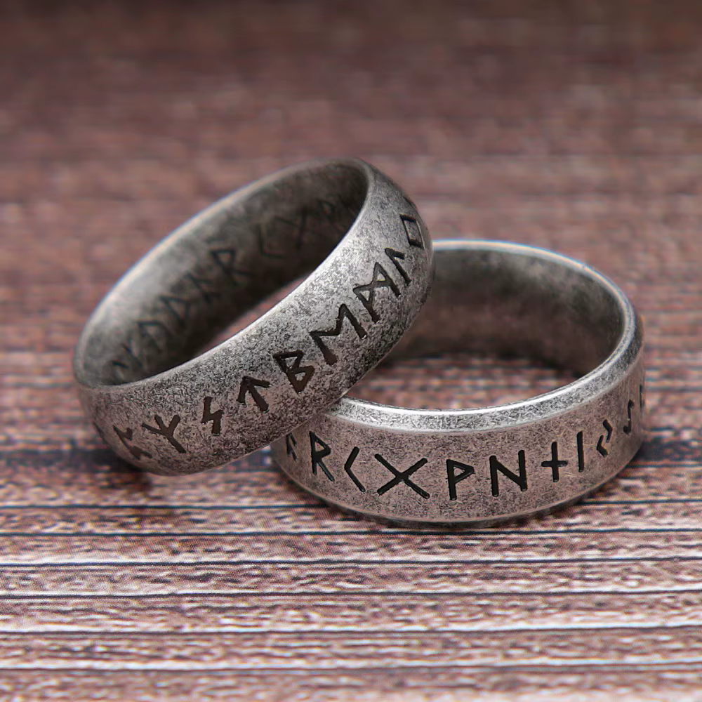 Nuevo Anillo retro vikingas para caballeros y damas